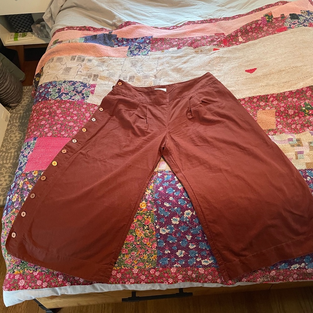 Anthropology Wide Leg Pants